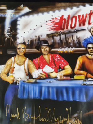 POSTER - RARE Blowtorch Bar - Signed Poster